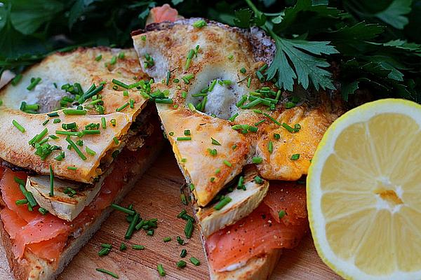 Salmon Toast from Grill