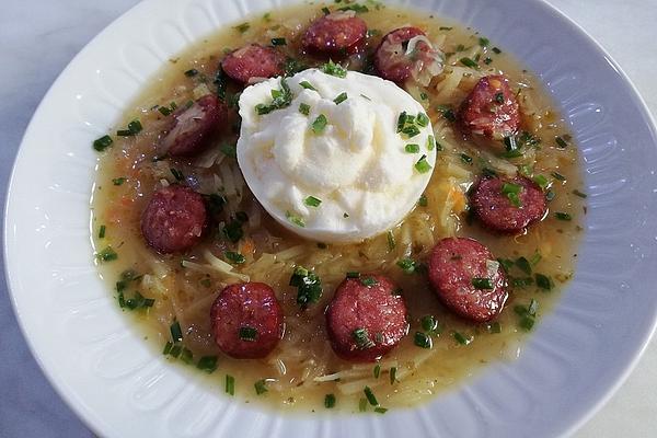 Sauerkraut and Potato Soup
