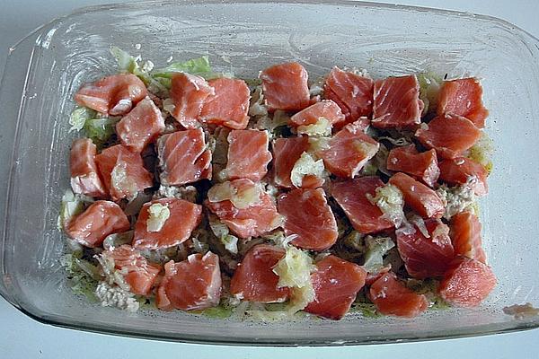 Savoy Cabbage – Salmon – Casserole