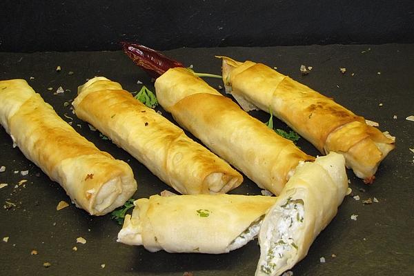 Sigara Börek with Sheep`s Cheese Filling