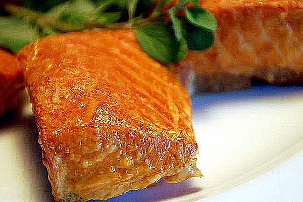 Smoked Salmon in Wok