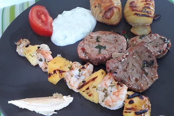 Spicy Pork Fillet Skewers