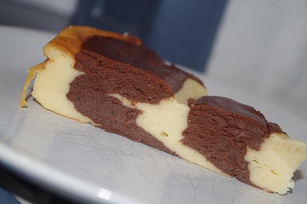 Striped Chocolate Cheesecake