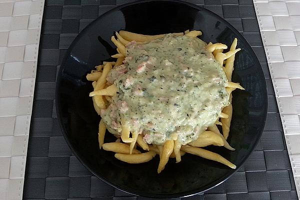 Tagliatelle with Zucchini and Herb Sauce