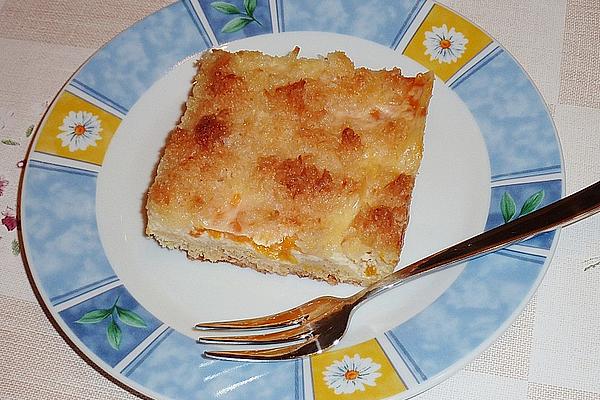 Tangerine Cake with Coconut Sprinkles