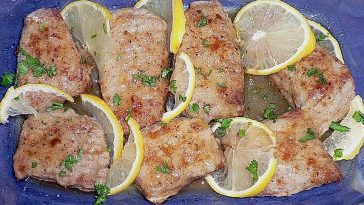 Veal Fillet with Lemon Sauce