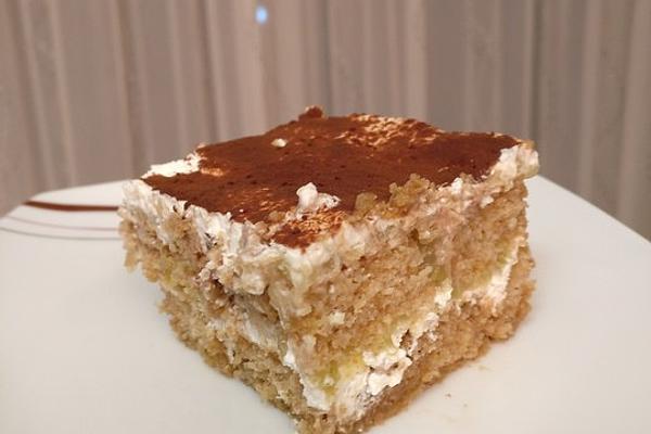 Vegan Tiramisu with Apple