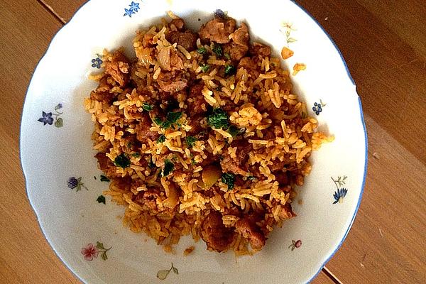 Vegetarian Rice Meat