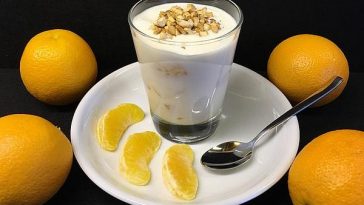 Yogurt Pancakes with Oranges